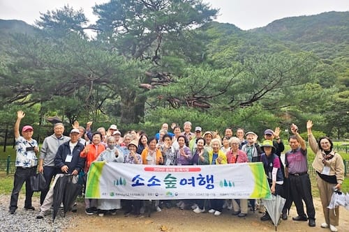 이북5도위원회 세종사무소 속리산서 2차 '소소숲여행' 실시