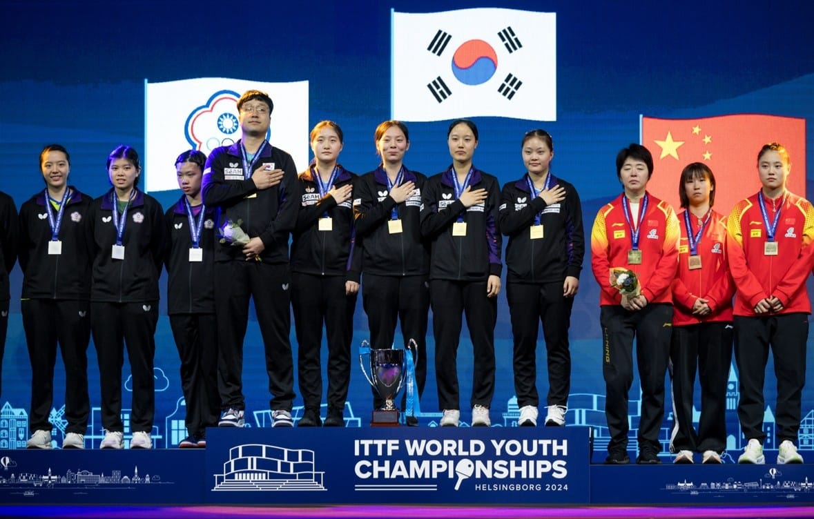 한국 U-19 여자 탁구팀, 세계청소년탁구선수권대회 단체전 우승!