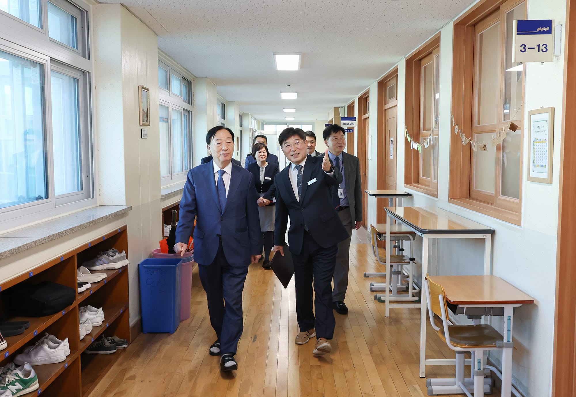 설동호 교육감, 수능 시행 준비 점검 및 수험생 격려