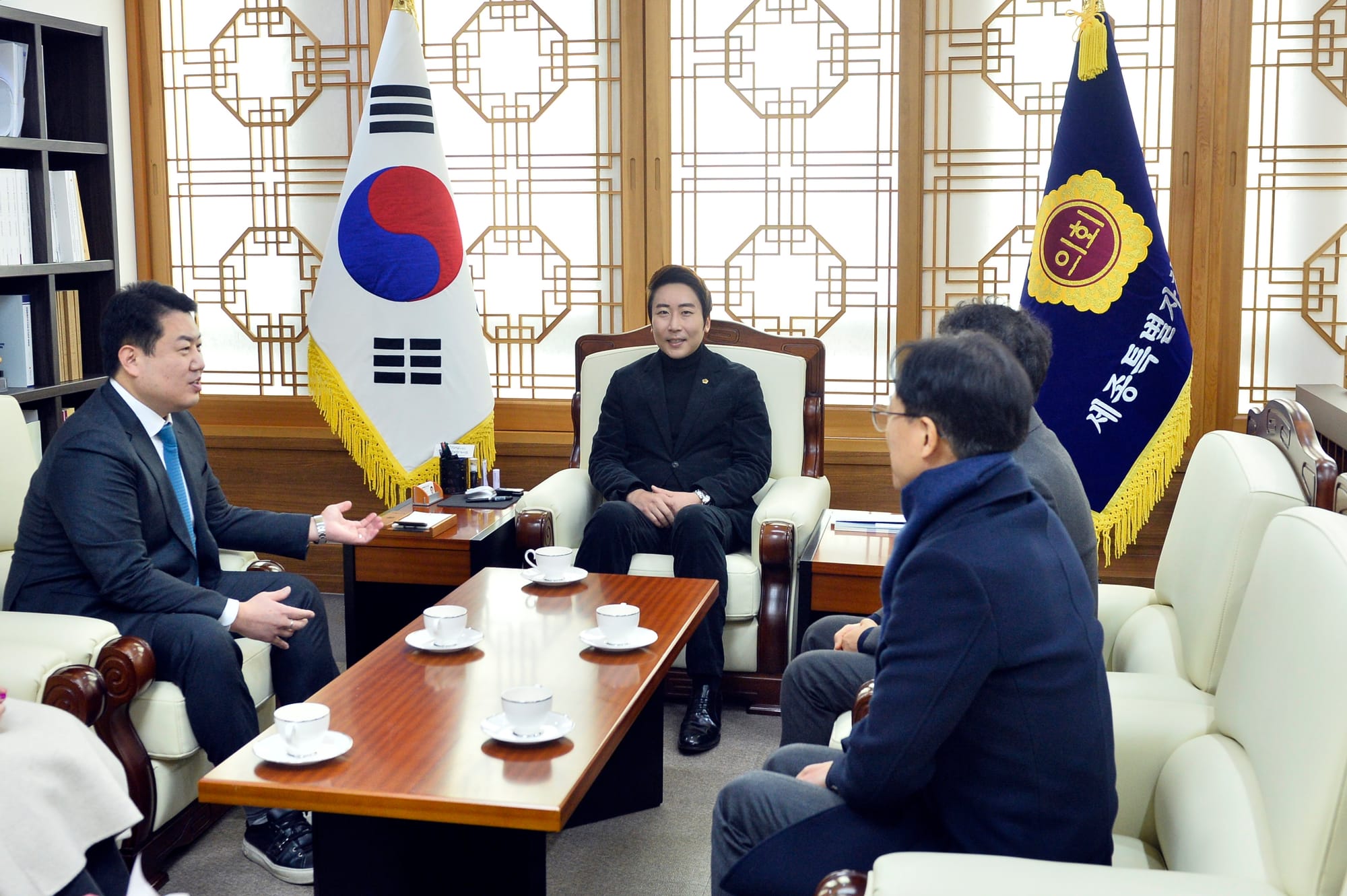 임채성 의장, 국민건강보험공단 세종지사와 간담회