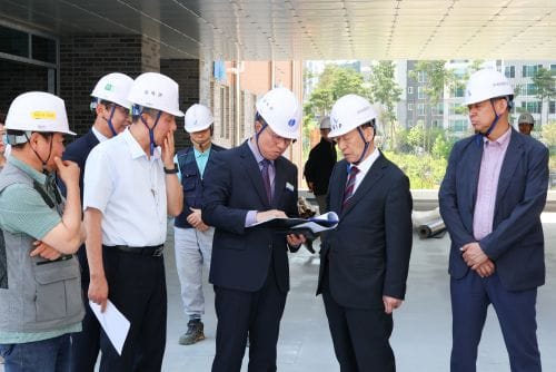 설동호 대전광역시교육감, 신설학교 공사현장 방문