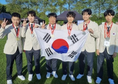 2024년 제65회 국제수학올림피아드 한국대표단 전원 메달 획득